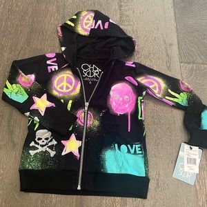 Chaser new with tags 5t girls hooded sweatshirt